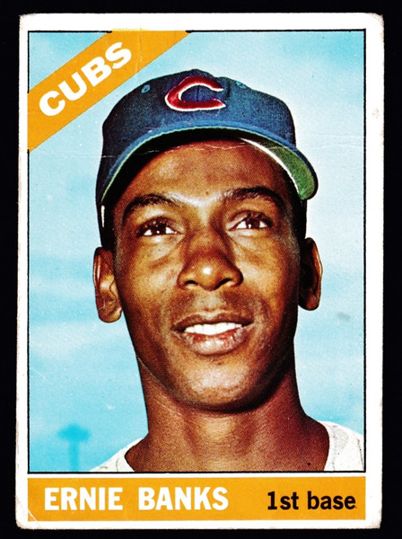 1966 Topps #110 Ernie Banks Poor