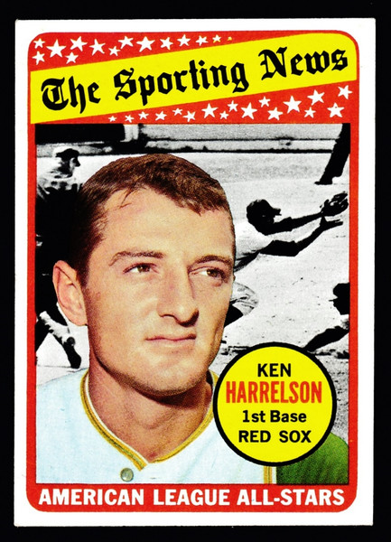 1969 Topps #417 Ken Harrelson AS EX