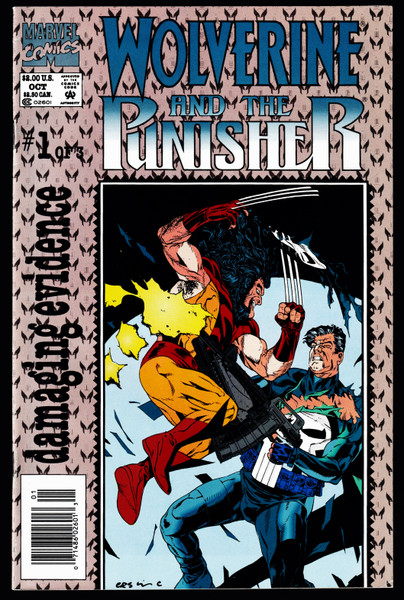 1993 Marvel Wolverine and the Punisher : Damaging Evidence #1 VF+