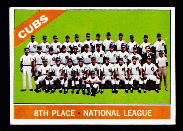 1966 Topps #204 Chicago Cubs Team EX-