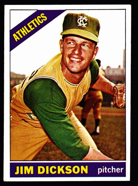 1966 Topps #201 Jim Dickson EX