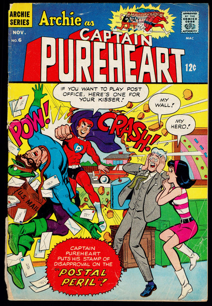 1967 MLJ Archie as Captain Pureheart #6 Poor