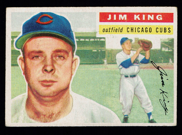 1956 Topps #074 Jim King WB VG