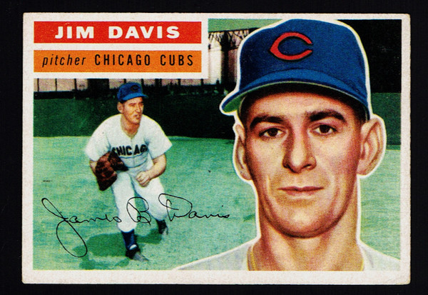 1956 Topps #102 Jim Davis EX