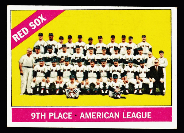 1966 Topps #259 Boston Red Sox Team VGEX