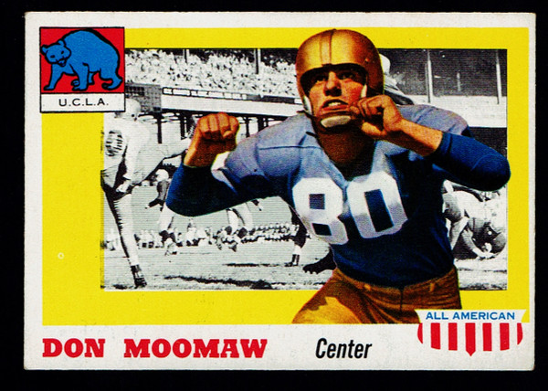 1955 Topps All American #040 Don Moomaw EX-