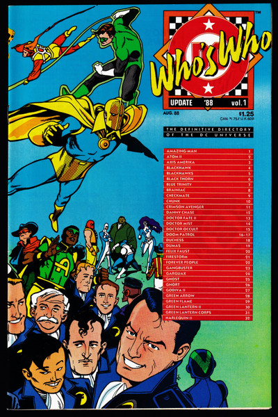 1988 DC Who's Who Update Volume 1 VF