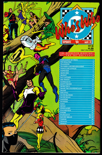 1988 DC Who's Who Update Volume 3 VG/FN