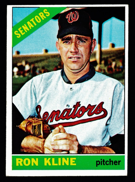 1966 Topps #453 Ron Kline VGEX