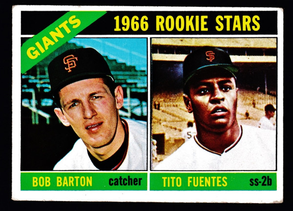 1966 Topps #511 Giants Rookie Stars VG