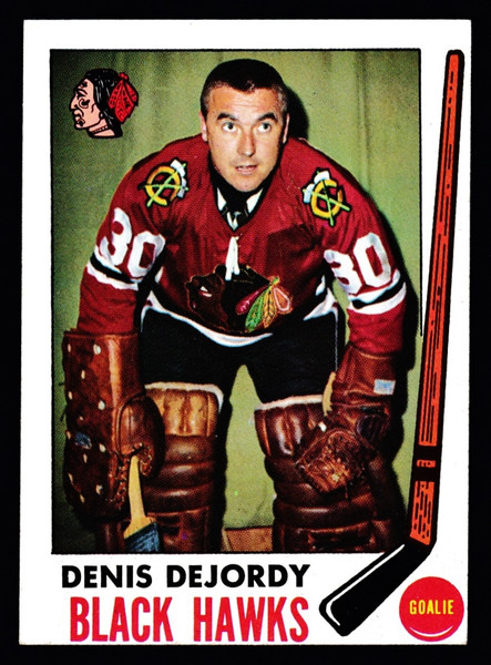 1969 Topps #066 Denis Dejordy VGEX