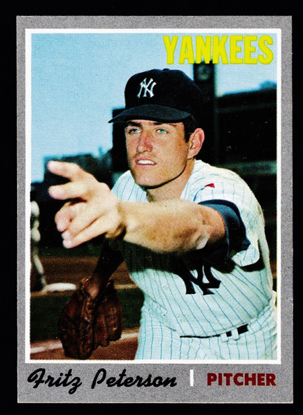 1970 Topps #142 Fritz Peterson VG