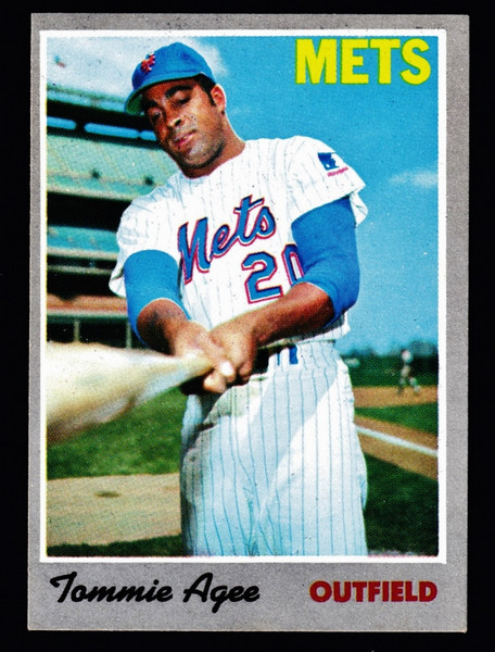 1970 Topps #050 Tommie Agee EX-