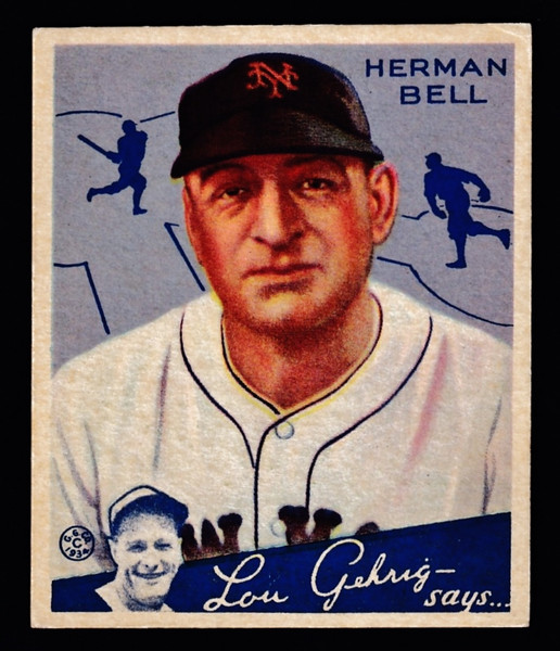 1934 Goudey #52 Herman Bell Fair