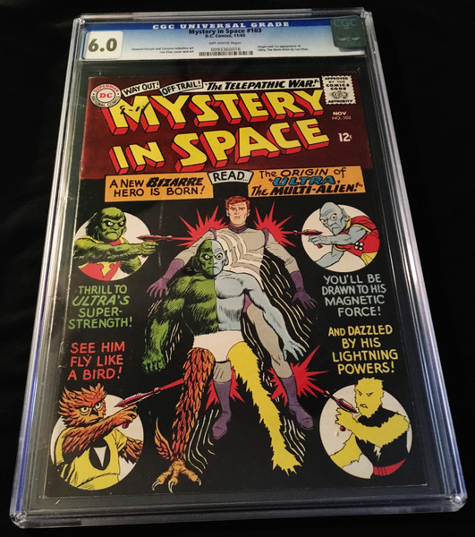 1965 DC Mystery in Space #103 First Appearance of Ultra The Multi Alien CGC 6.0
