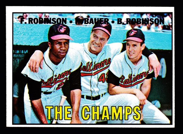 1967 Topps #001 The Champs Frank Brooks Robinson GD