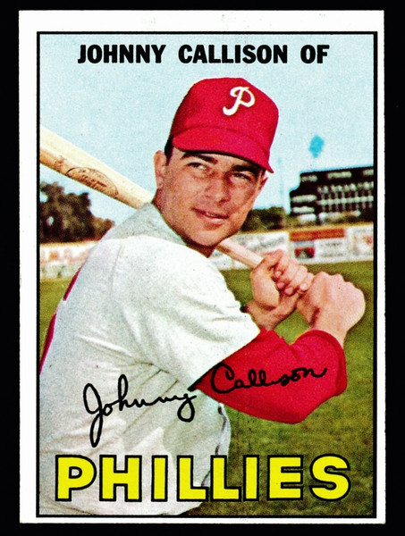 1967 Topps #085 Johnny Callison EX