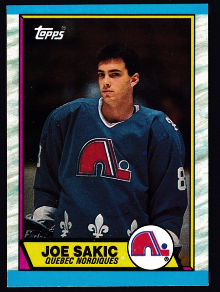 1989 Topps #113 Joe Sakic RC EXMT