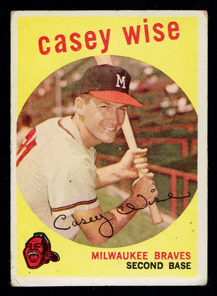 1959 Topps #204 Casey Wise GD+