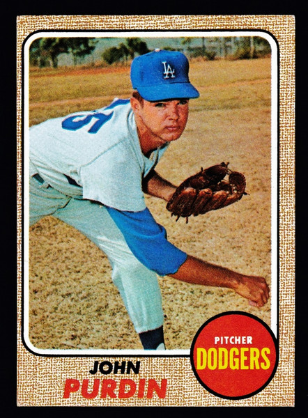 1968 Topps #336 John Purdin VGEX