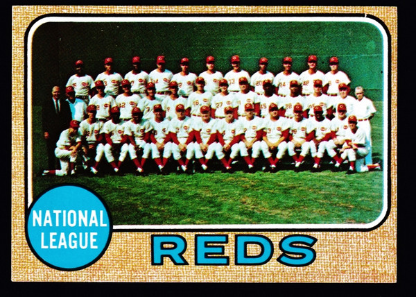 1968 Topps #574 Cincinnati Reds Team EXMT