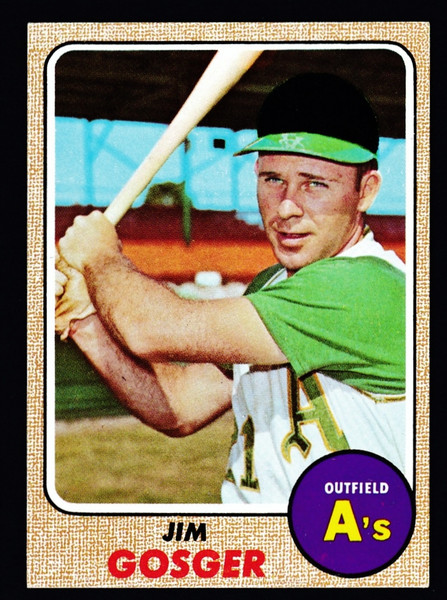 1968 Topps #343 Jim Gosger EX+
