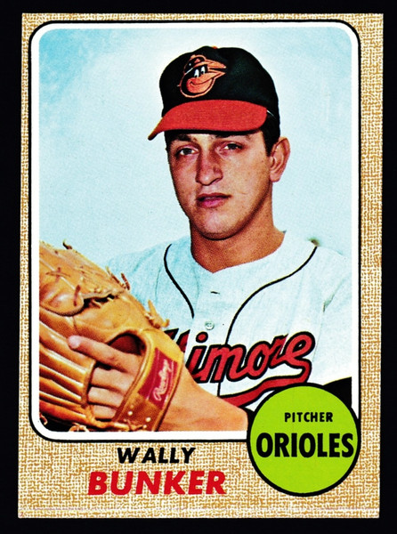 1968 Topps #489 Wally Bunker EX-