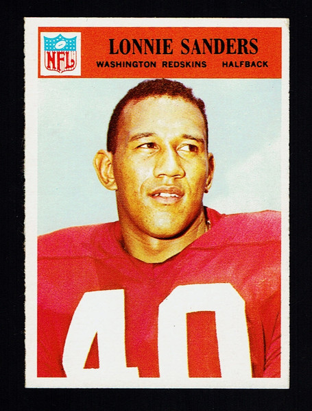 1966 Philadelphia #192 Lonnie Sanders EX+