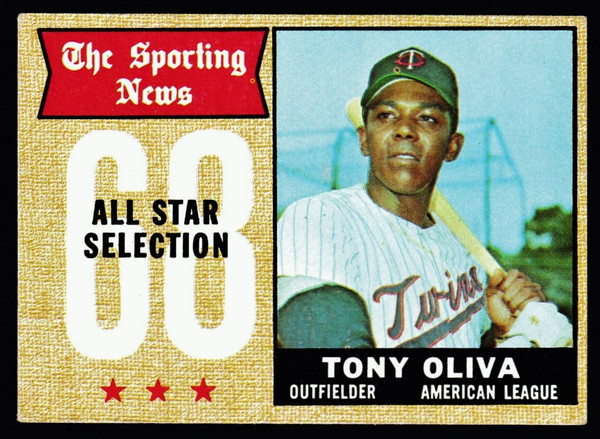 1968 Topps #371 Tony Oliva AS VG