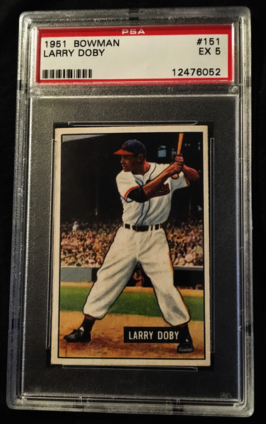 1951 Bowman #151 Larry Doby PSA 5