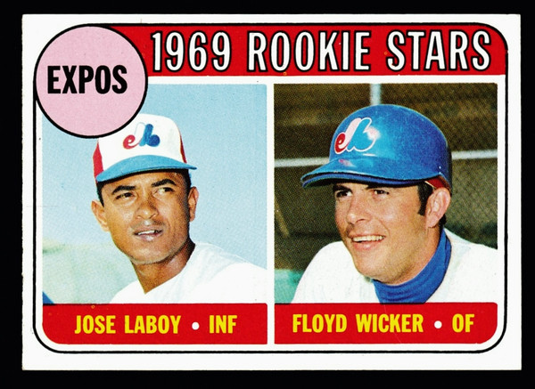 1969 Topps #524 Expos Rookie Stars EXMT