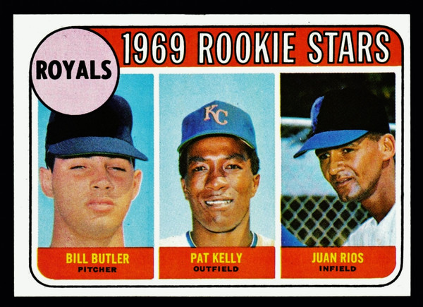 1969 Topps #619 Royals Rookie Stars NMMT