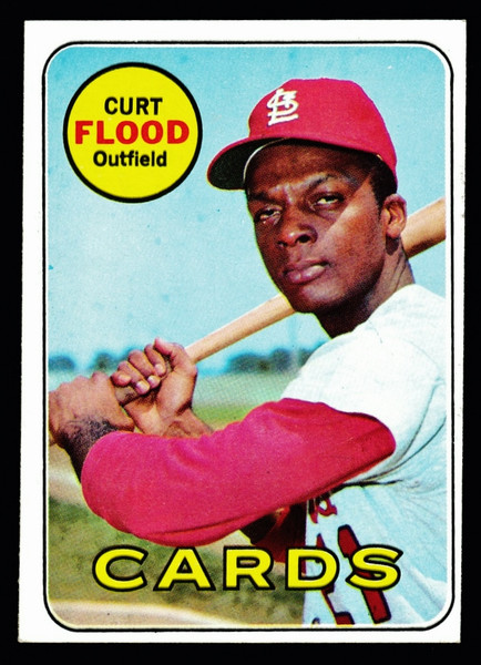 1969 Topps #540 Curt Flood EX+