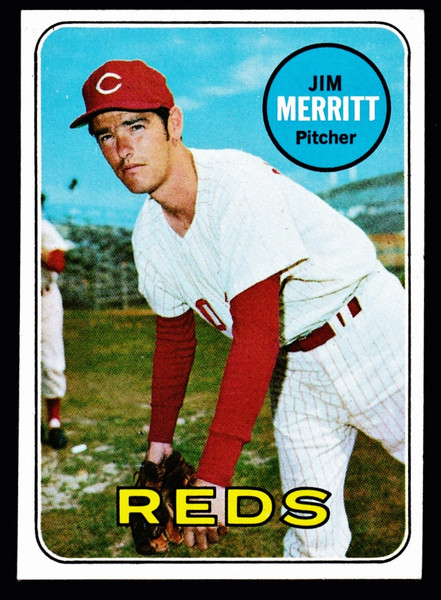 1969 Topps #661 Jim Merritt EX