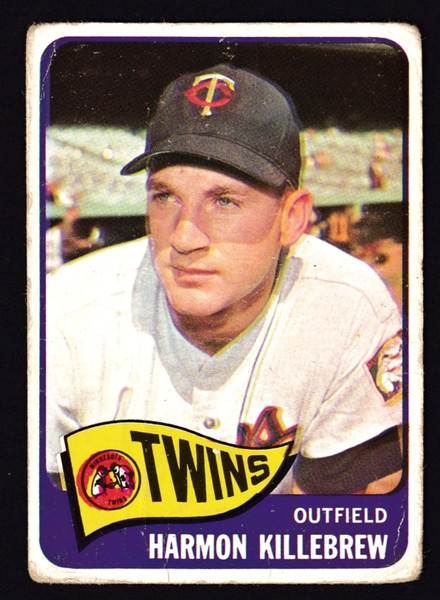 1965 Topps #400 Harmon Killebrew Poor