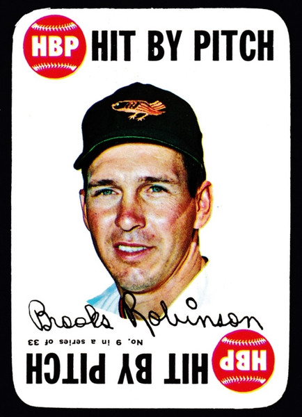 1968 Topps Game #09 Brooks Robinson EXMT