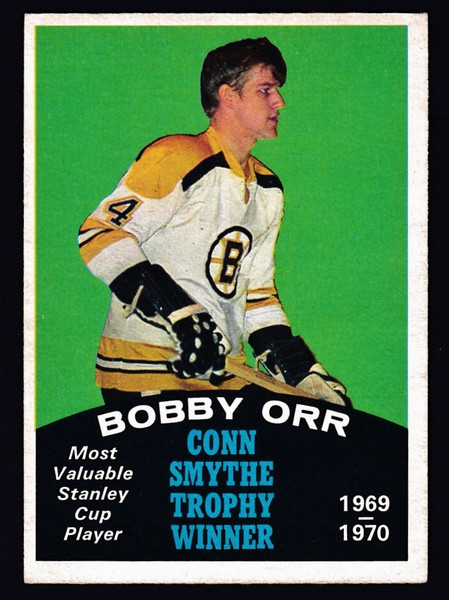 1970 OPC #252 Bobby Orr Conn Smythe Trophy VG