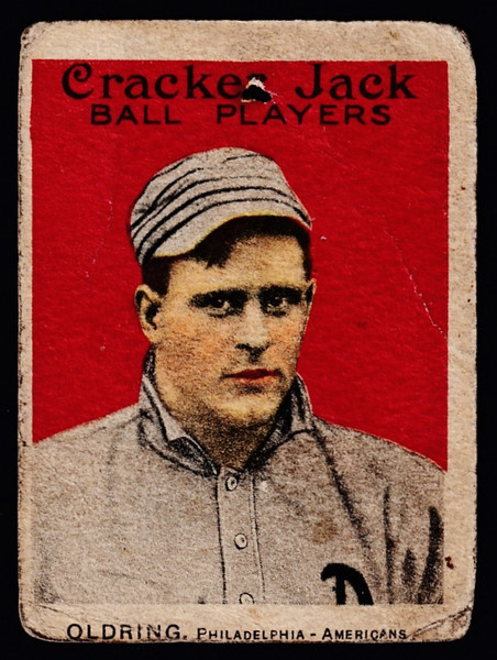 1915 Cracker Jack #008 Rube Oldring Poor