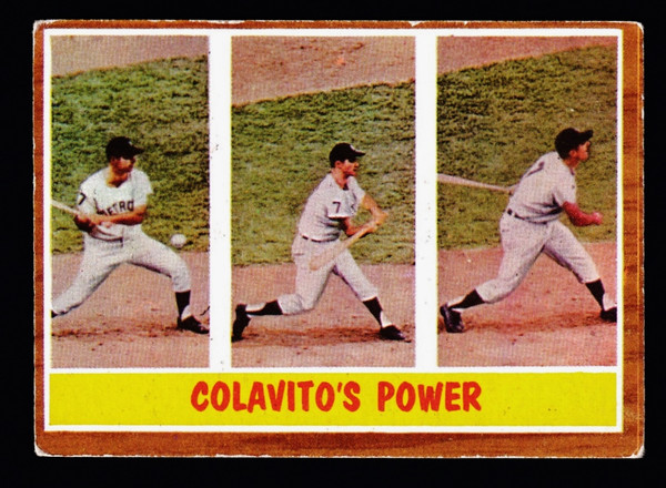 1962 Topps #314 Colavito's Power VG