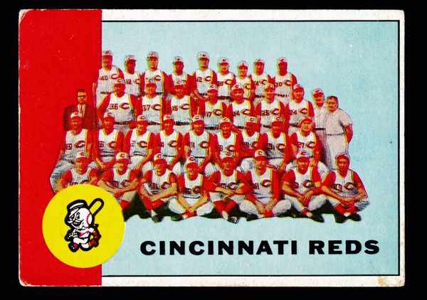 1963 Topps #063 Cincinnati Reds Team GD