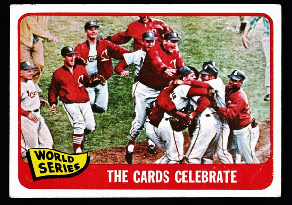1965 Topps #139 World Series Cards Celebrate GD+