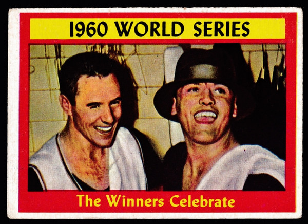 1961 Topps #313 World Series The Winners Celebrate GD