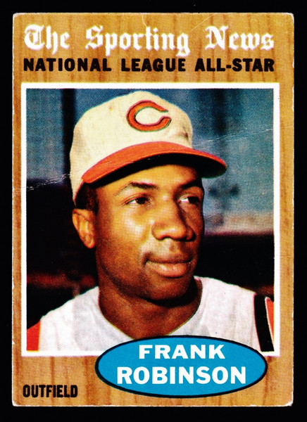 1962 Topps #396 Frank Robinson AS Poor B