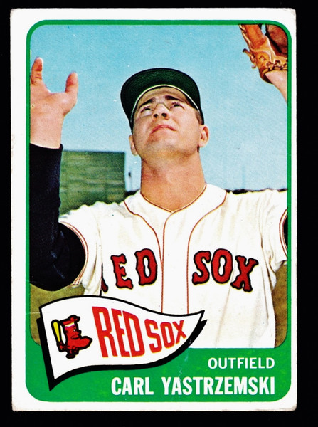 1965 Topps #385 Carl Yastrzemski Poor