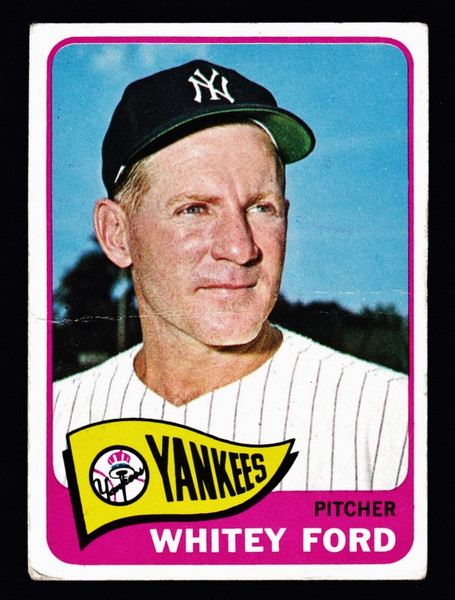 1965 Topps #330 Whitey Ford Poor