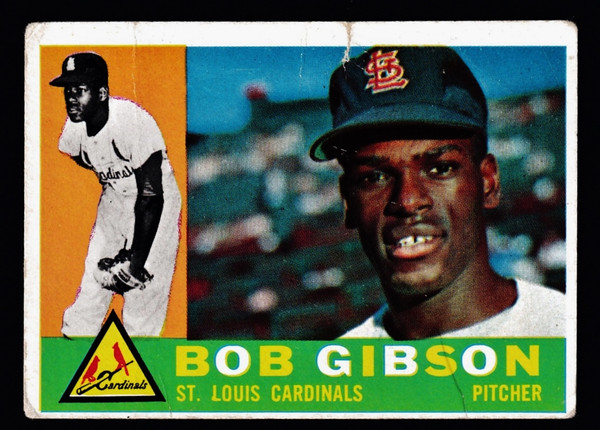 1960 Topps #073 Bob Gibson Poor