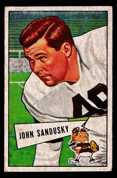 1952 Bowman Small #050 John Sandusky RC VG+