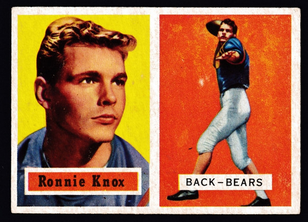 1957 Topps #149 Ronnie Knox RC Poor