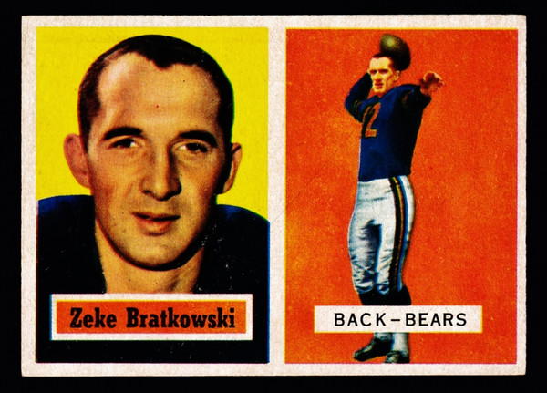 1957 Topps #140 Zeke Bratkowski EX