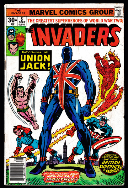 1976 Marvel The Invaders #08 VG